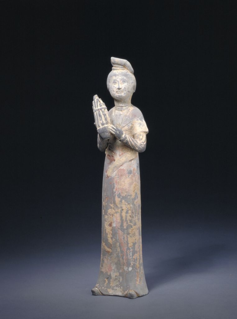 图片[1]-Pottery painted female figurines with Sheng-China Archive